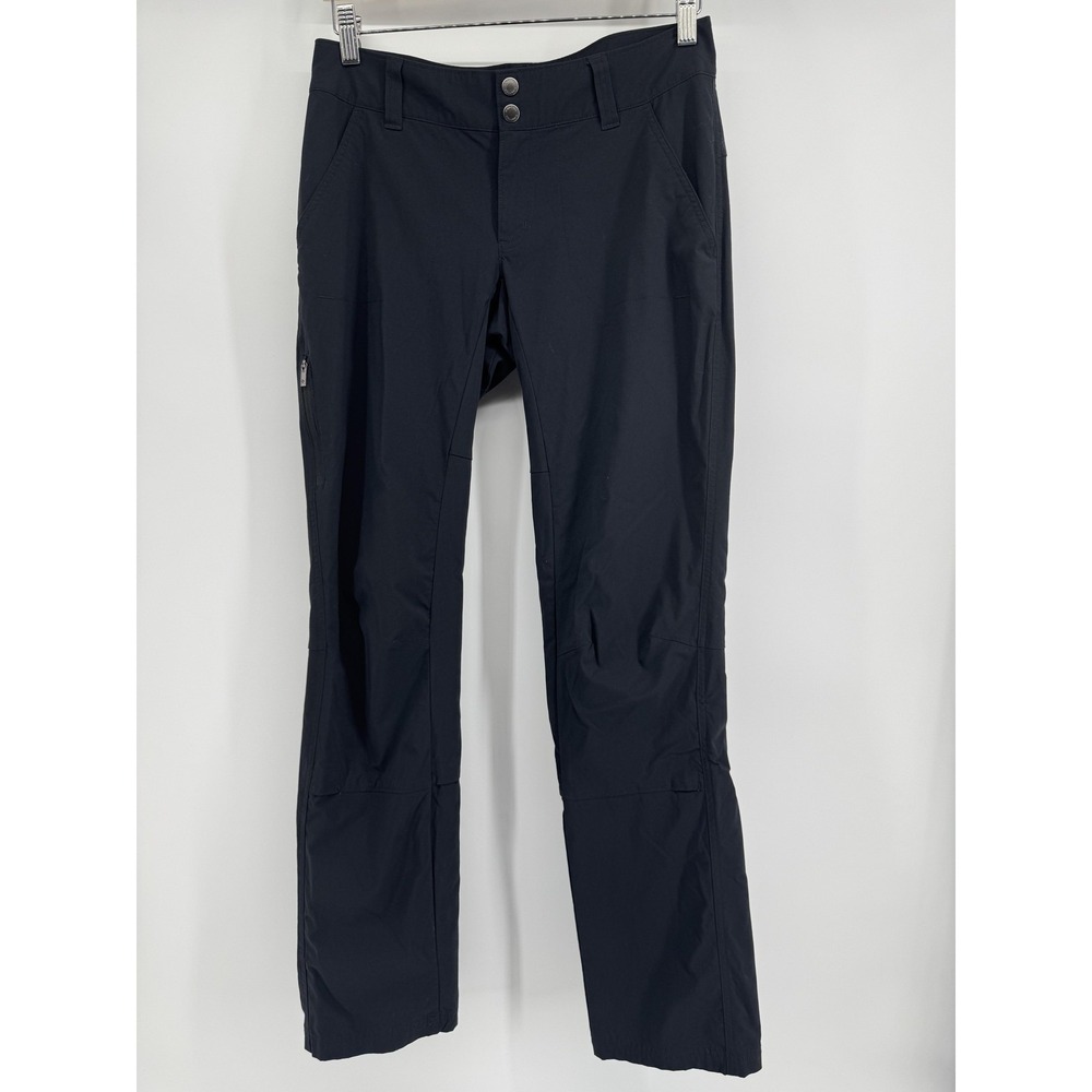 Columbia Omni-Shield Hiking Pants Womens Black Outdoor Trail Trousers 32x35.5